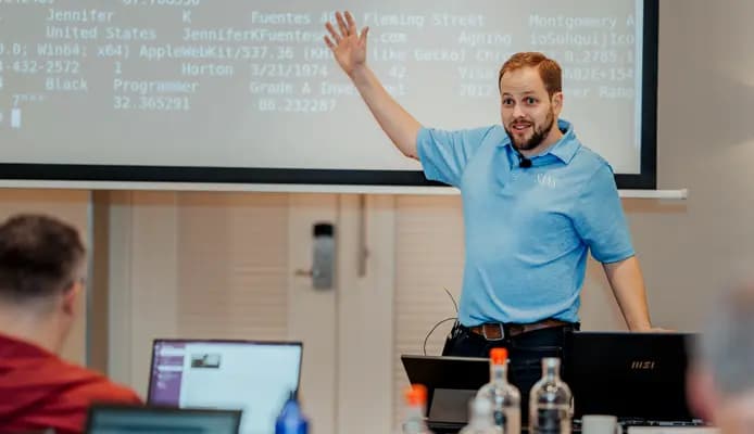 SANS Instructor Teaching in classroom