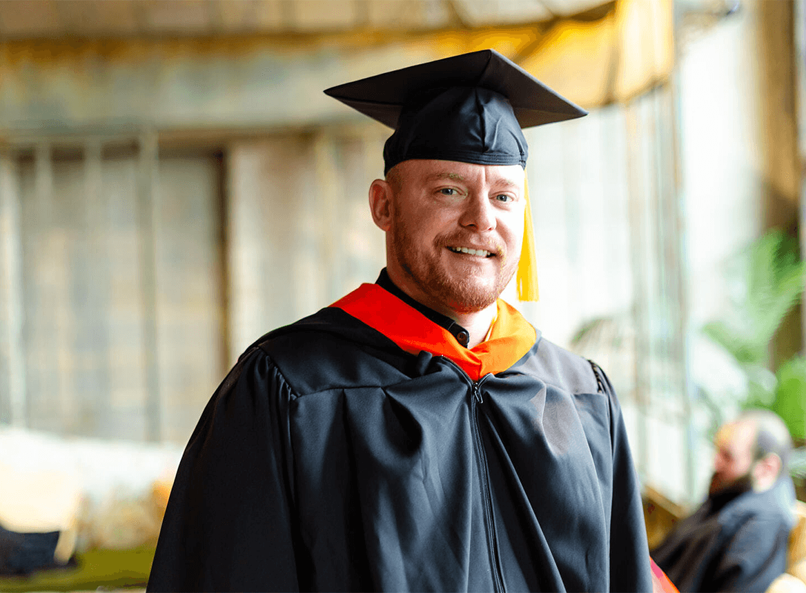 Graduate at Grad Ceremony